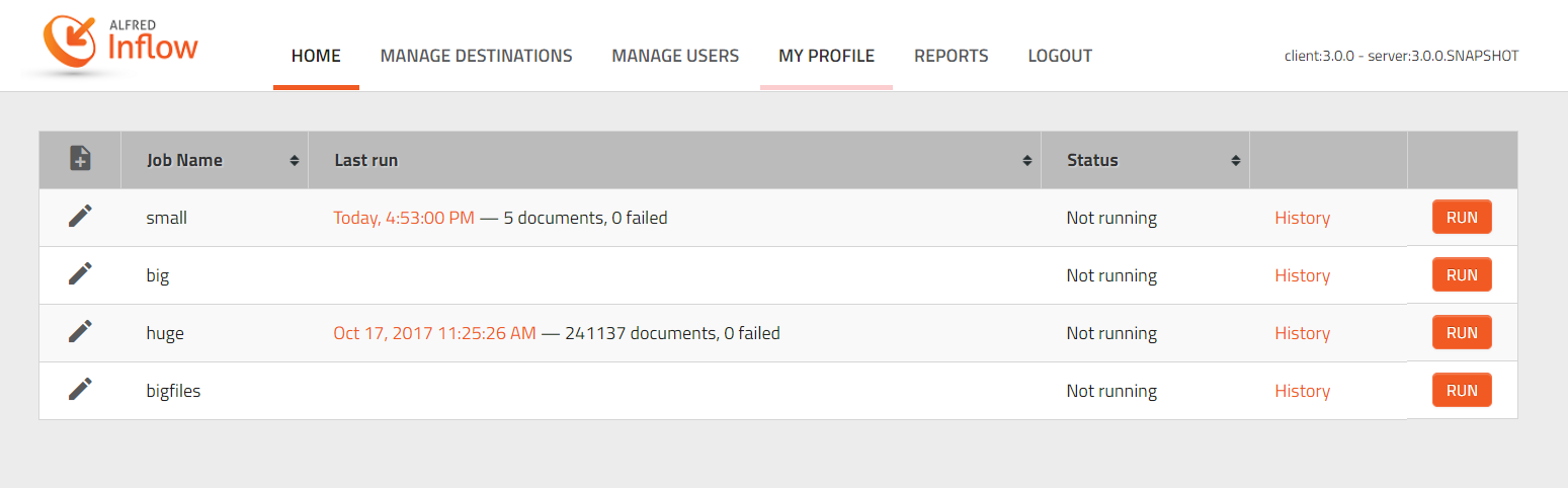 Alfred Inflow Dashboard