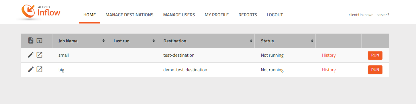 Alfred Inflow Dashboard