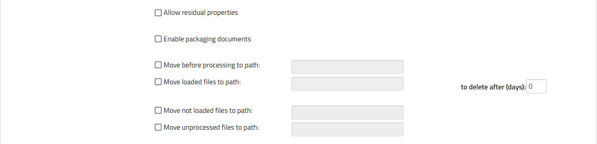 Options config